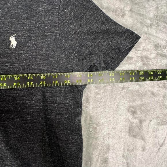 Polo Ralph Lauren Grey Basic Pony Embroidery T-shirt Size Medium - Picture 5 of 6